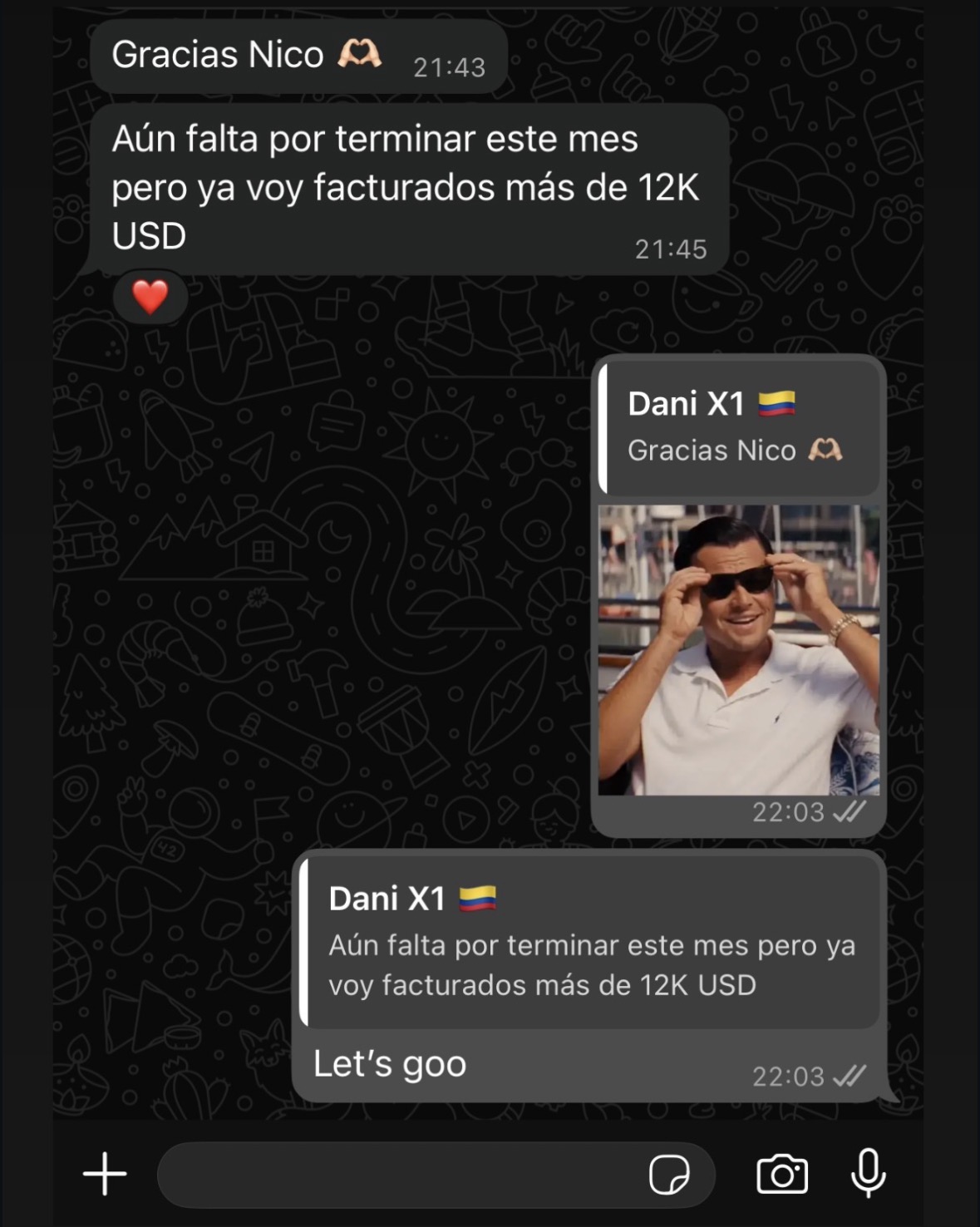 Depoimento de aluno — resultado 7
